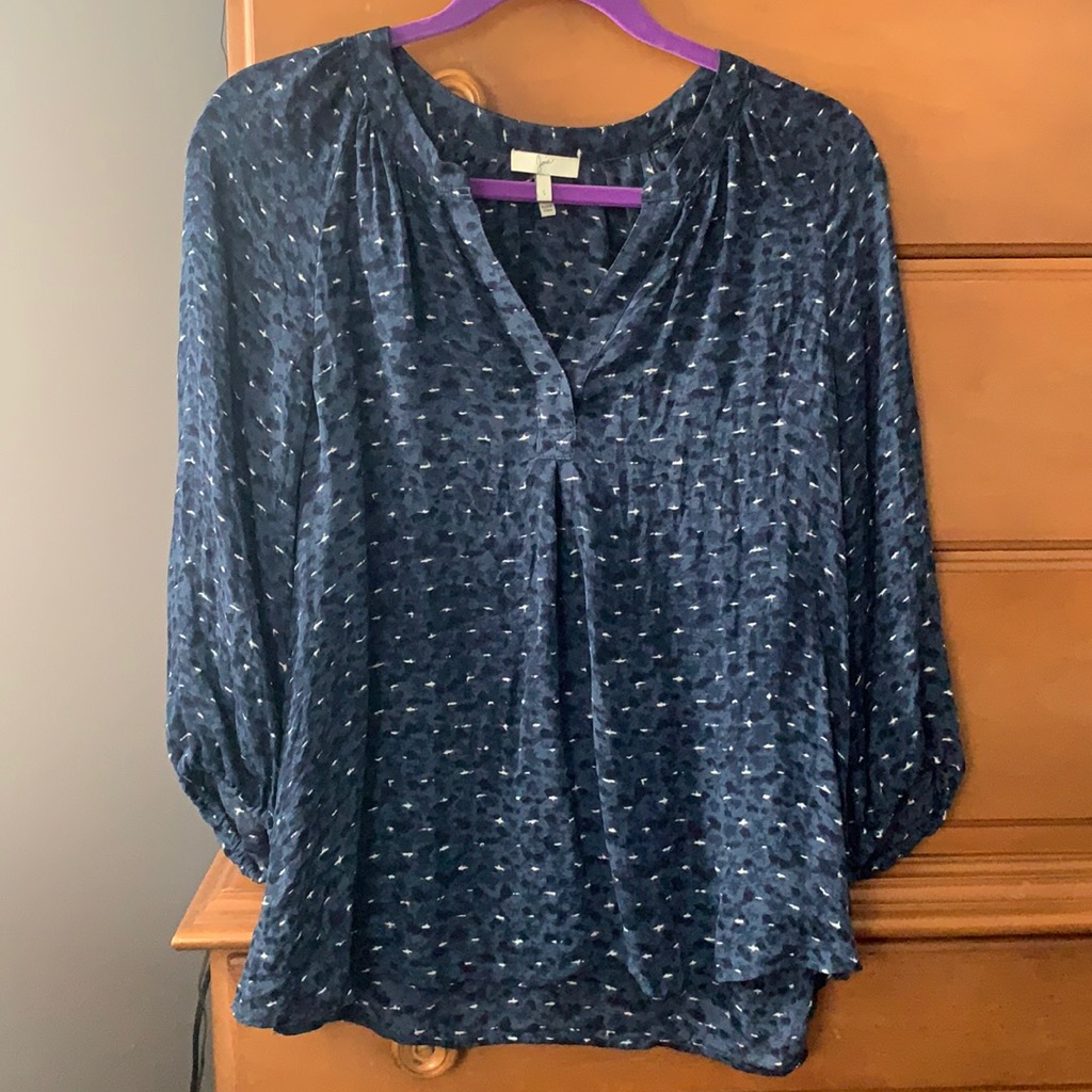 Joie Silk Patterned Blouse
